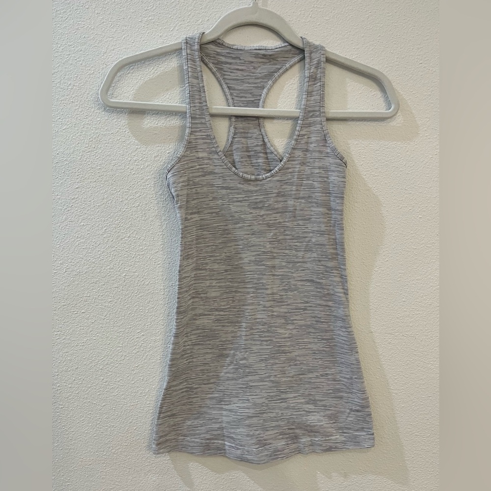 Lululemon Heather Gray Tank Top Size 2